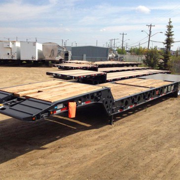 Used trailers on the lot
